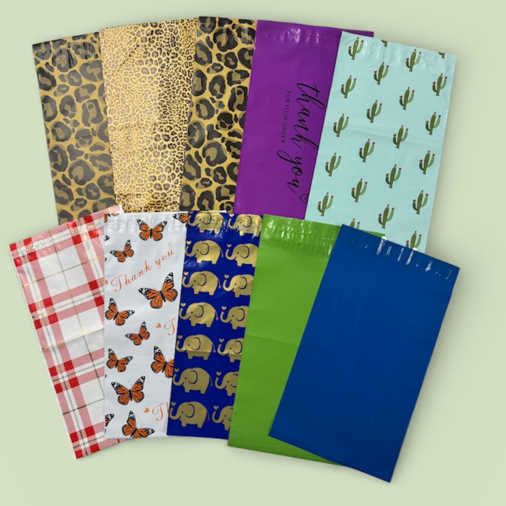 (10) 6x9 Spring Assorted Poly Mailers (Pack #11)